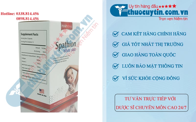 Viên trắng da Spathion White Skin Pharmekal