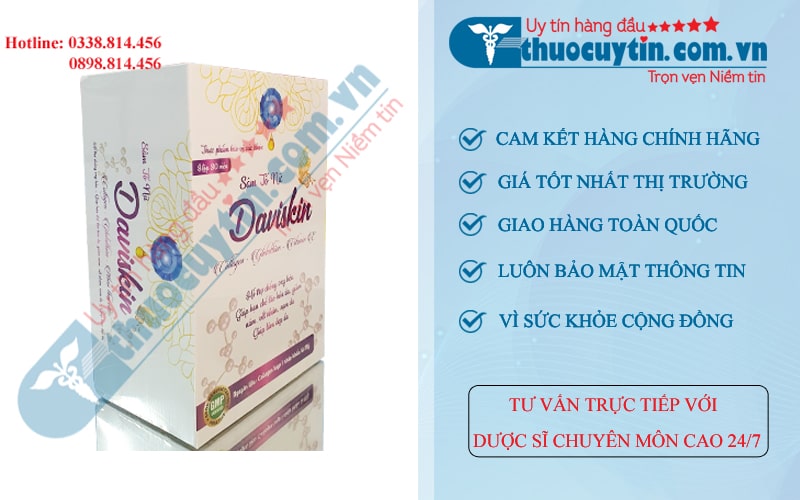 Sâm tố nữ Daviskin hộp 30 viên