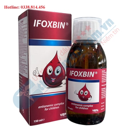 Ifoxbin chai 150ml bổ sung sắt dạng nước