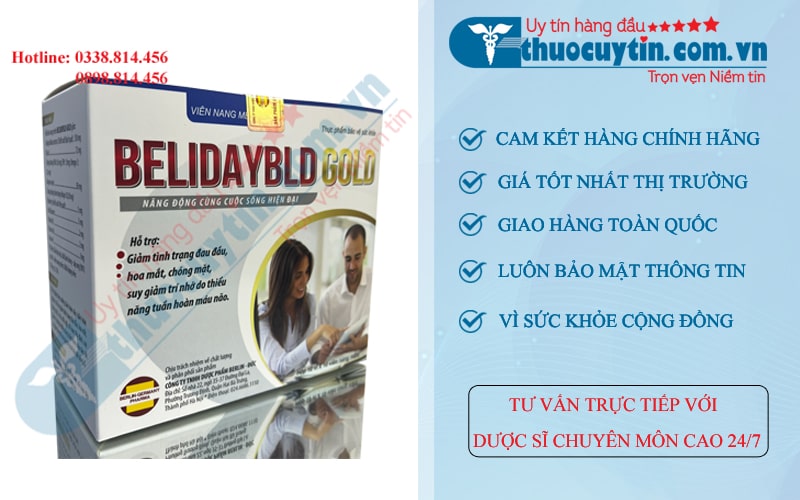 Hoạt huyết dưỡng não BelidayBLD Gold