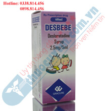 SIRO DESBEBE 60ML - CHỐNG DỊ ỨNG CHO TRẺ