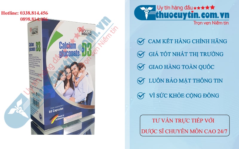 Calcium Gluconate + vitamin D3 Doctor Health