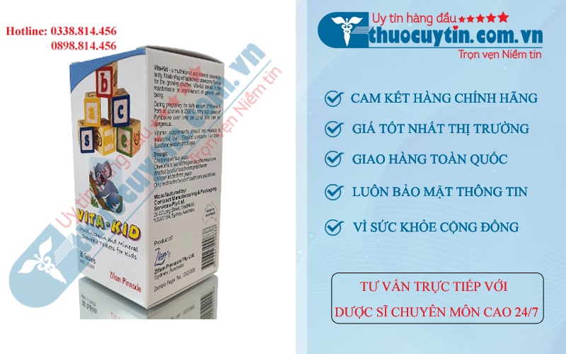 Vita Kid bổ sung vitamin cho bé