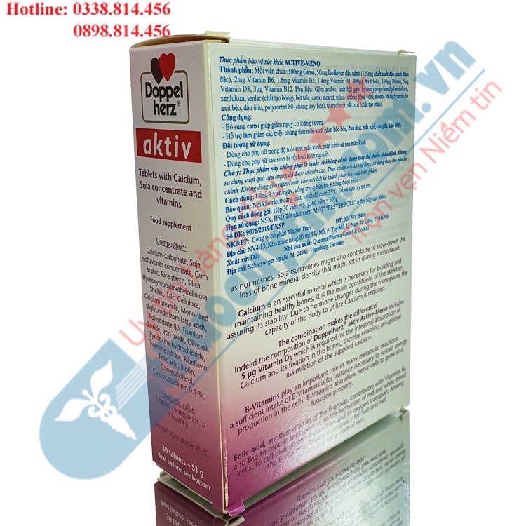 Tác dụng của thuốc Active Meno Đức
