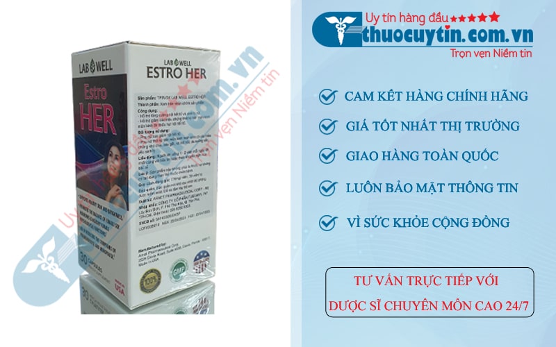 Lab Well Estro Her - Viên uống tăng cường sinh lý nữ
