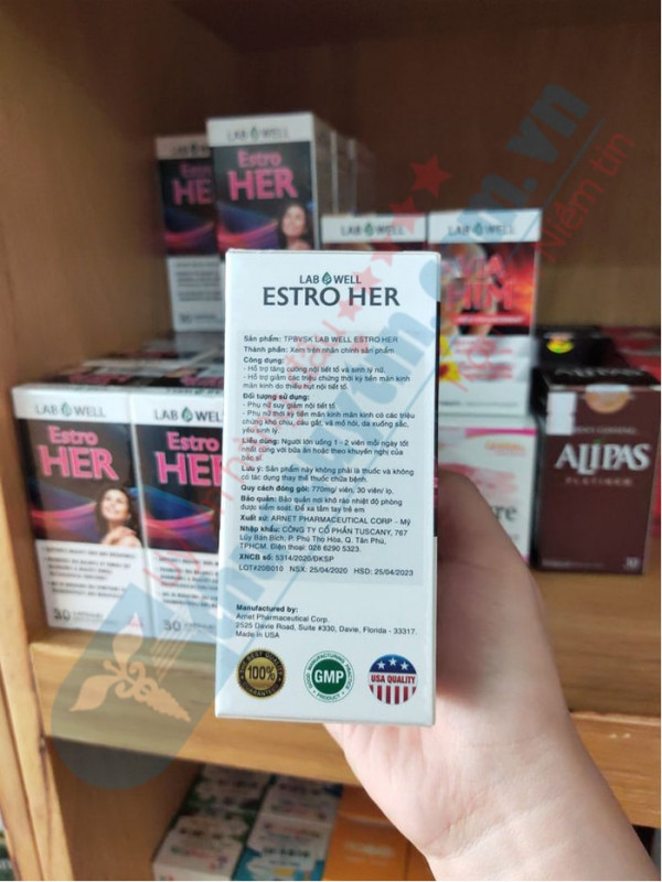 viên uống bổ sung nội tiết nữ Lab Well Estro Her