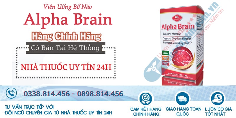 mua viên uống Alpha Brain Olympian Labs chính hãng