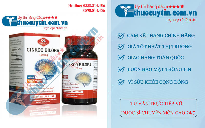 Ginkgo biloba 120mg Olympian Labs