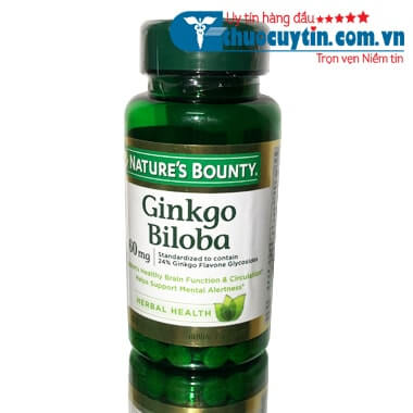 GINKGO BILOBA 60MG - BỔ NÃO, TĂNG CƯỜNG TUẦN HOÀN NÃO