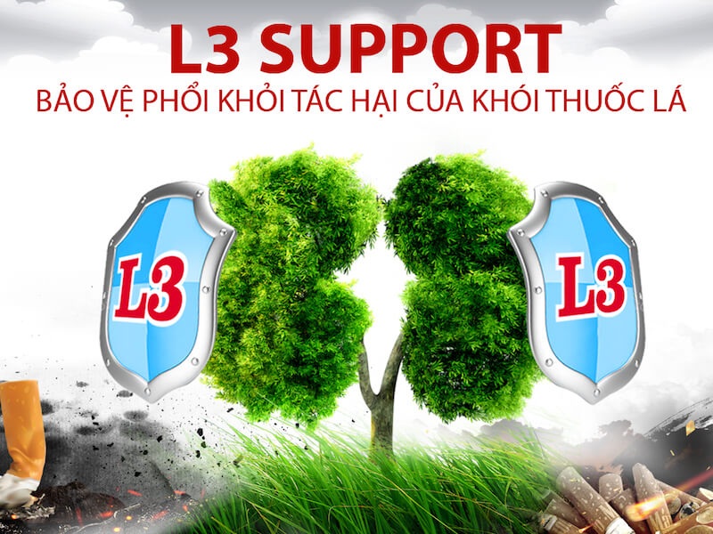 Tác dụng của L3 với phổi