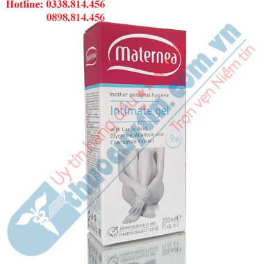 MATERNEA INTIMATE GEL - DUNG DỊCH VỆ SINH PHỤ NỮ NGĂN NGỪA NẤM NGỨA