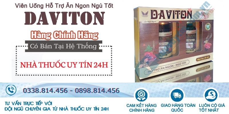Mua thuốc Daviton ăn ngủ ngon chính hãng