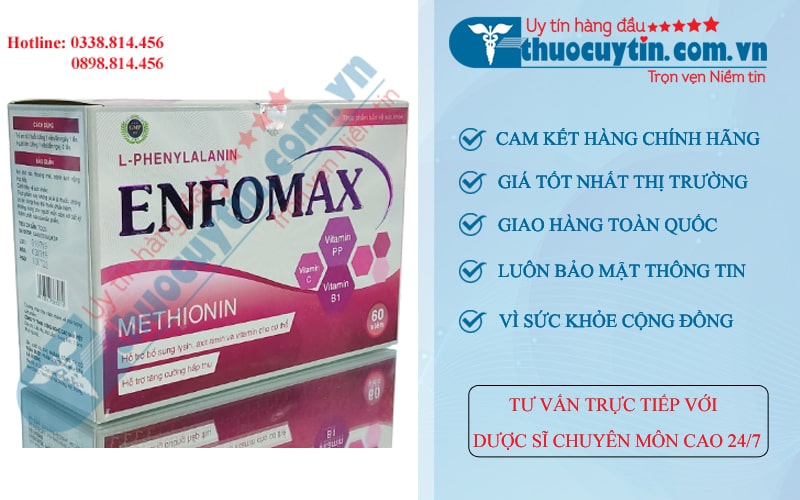 Enfomax bổ sung lysin, vitamin cho cơ thể