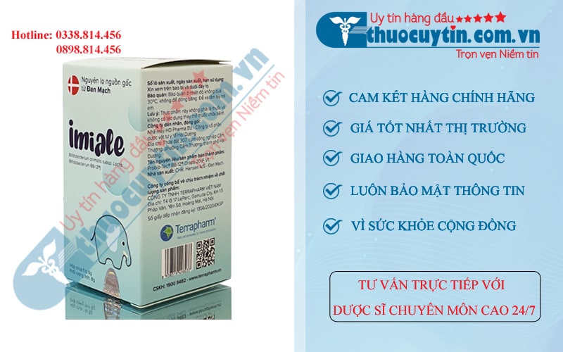 Imiale bổ sung lợi khuẩn đường ruột