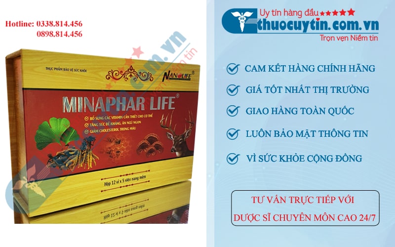 thuốc Minaphar life bổ sung vitamin cho cơ thể