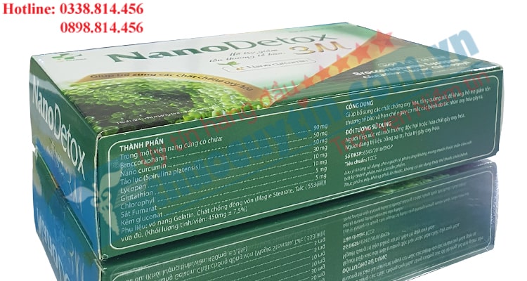 Viên uống Nano Detox 3M phòng ngừa u bướu, ung thư