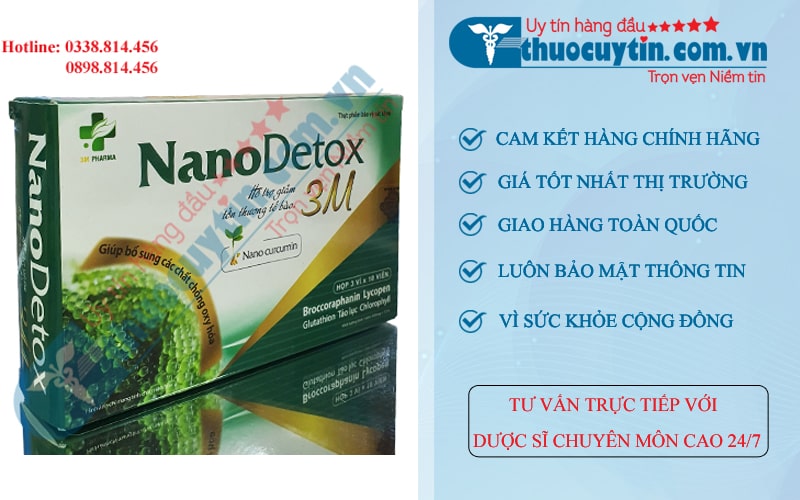 Nano Detox 3M tăng sức đề kháng