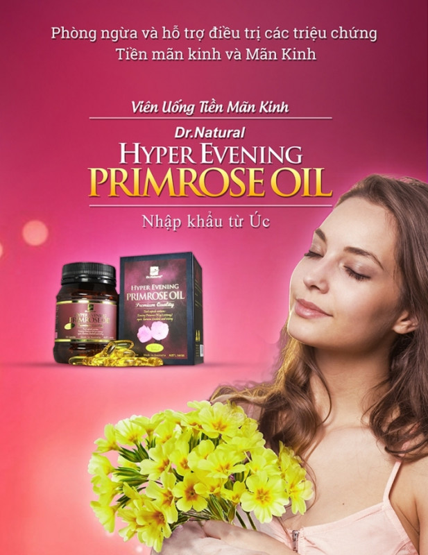 HYPER EVENING PRIMROSE OIL - DẦU HOA ANH THẢO HỖ TRỢ TIỀN MÃN KINH