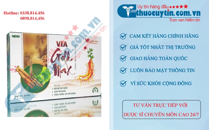 Viên uống Via Gold Max