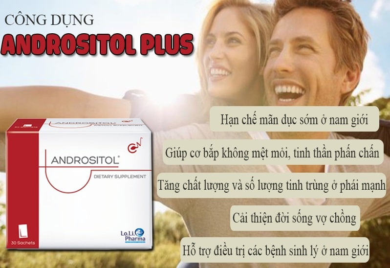 Tác dụng của Andrositol Plus