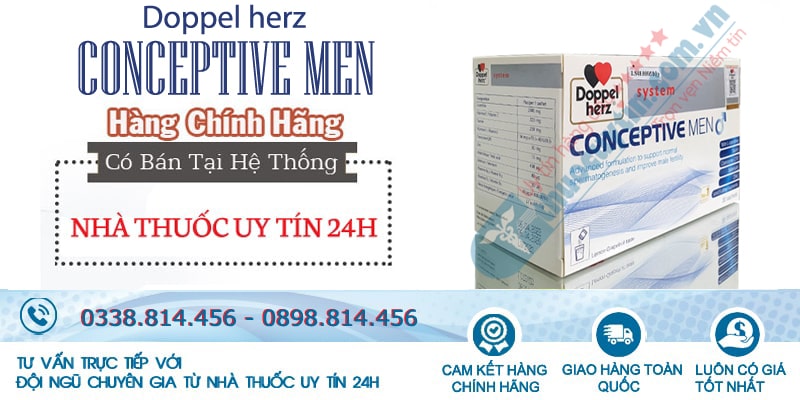 Conceptive men 30 gói chính hãng