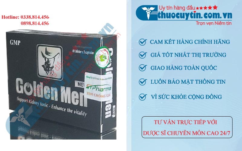 thuốc Golden Men điều trị yếu sinh lý nam giới