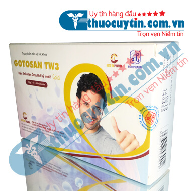 GOTOSAN TW3 CẢI THIỆN YẾU SINH LÝ TĂNG CHẤT LƯỢNG TINH TRÙNG