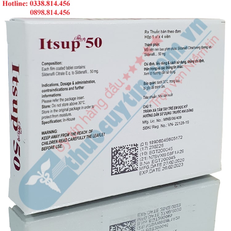 thuốc Itsup 50 hộp 4 viên Ấn Độ