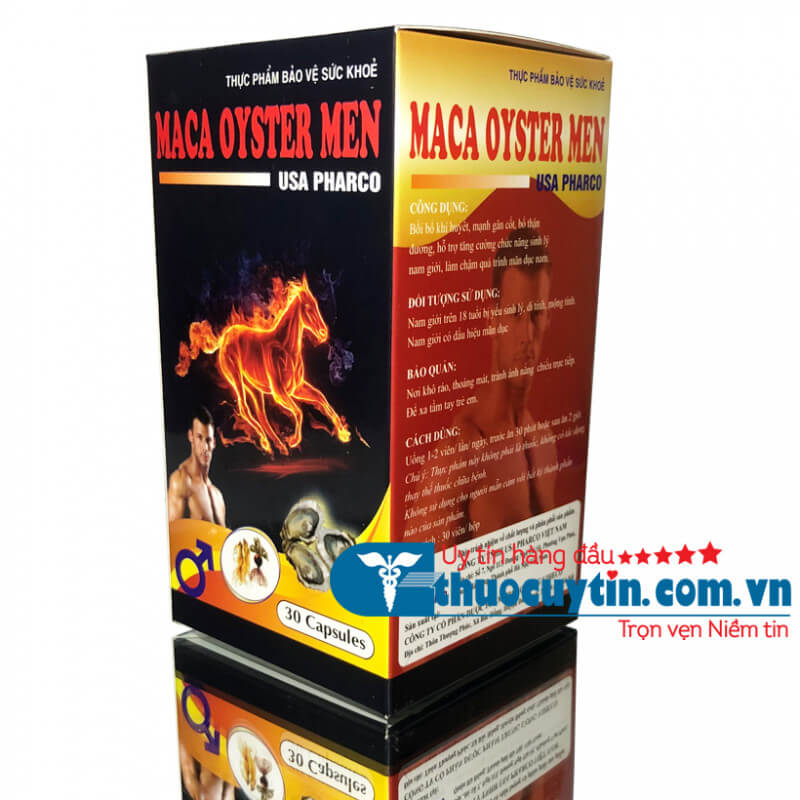 MACA OYSTER MEN - KHỎE THẬN, BỔ DƯƠNG, TĂNG CƯỜNG SINH LỰC