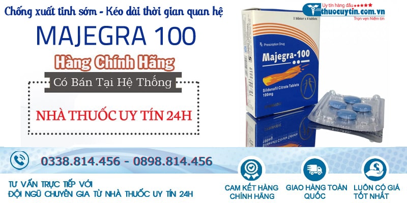 Majegra 100mg có tác dụng trong bao lâu