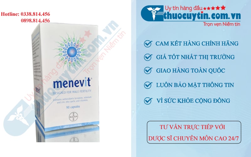 Thuốc Menevit hộp 90 viên