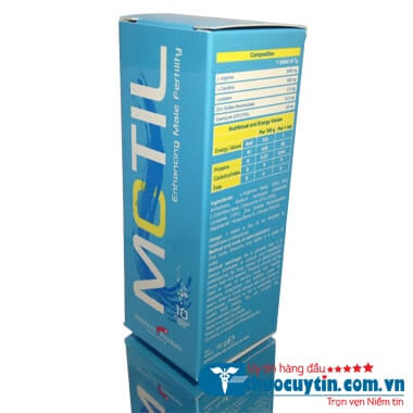 MOTIL TĂNG CƯỜNG SỐ LƯỢNG, CHẤT LƯỢNG TINH TRÙNG