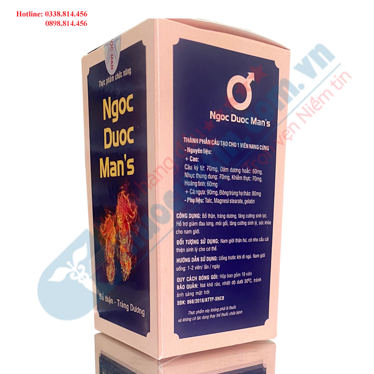 Viên uống Ngọc dược man's tăng cường sinh lý nam
