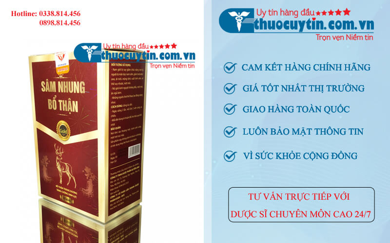 Sâm nhung bổ thận gold