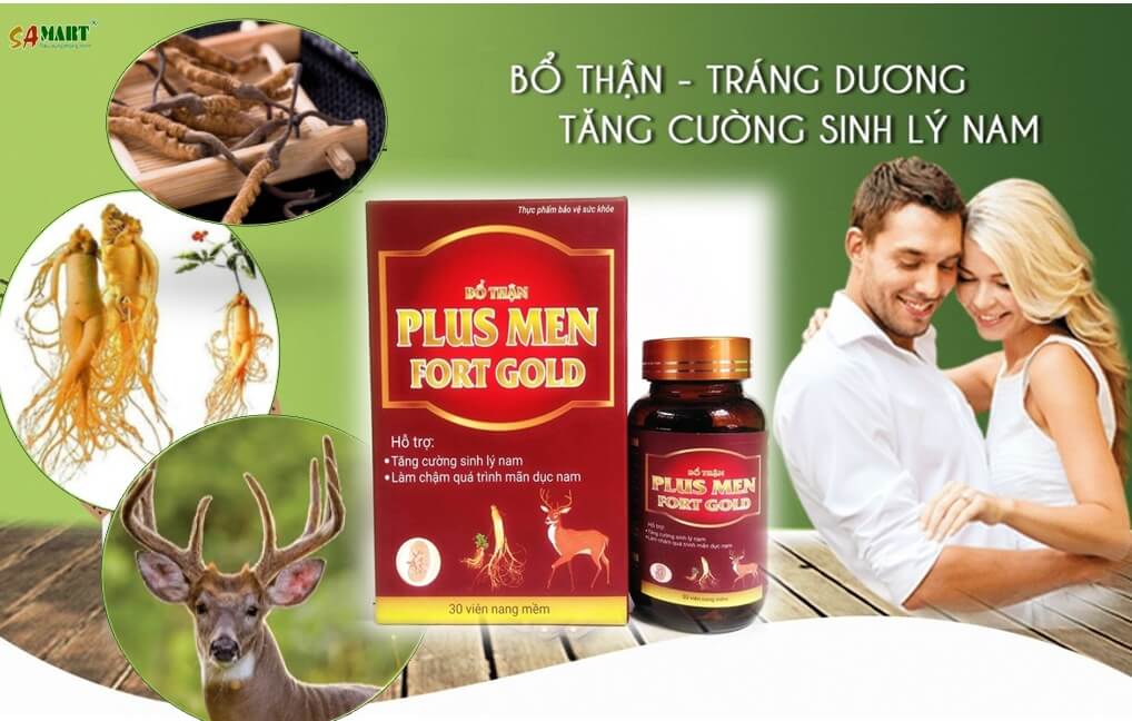 Bổ thận Plus Men Fort Gold - Hỗ trợ sinh lý nam