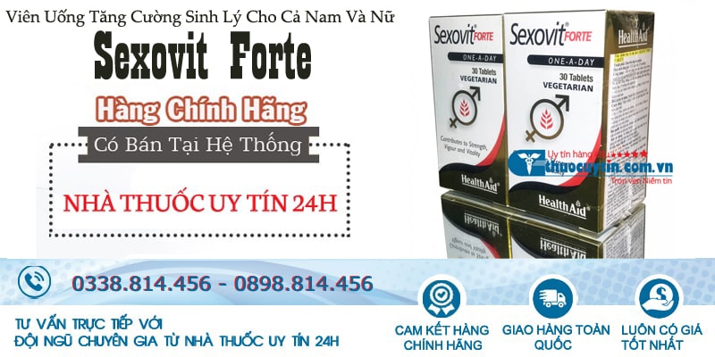 HealthAid Sexovit Forte giá bao nhiêu