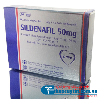 THUỐC SILDENAFIL 50MG CƯỜNG DƯƠNG NHANH HƠN, MẠNH HƠN