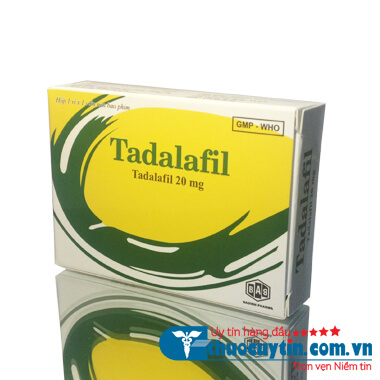 THUỐC TADALAFIL 20MG ĐIỀU TRỊ RỐI LOẠN CƯƠNG DƯƠNG