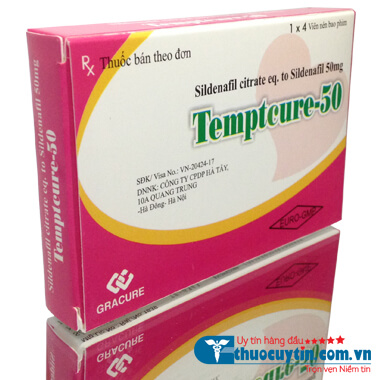 THUỐC TEMPTCURE 50 - THUỐC ĐẶC TRỊ RỐI LOẠN CƯƠNG DƯƠNG
