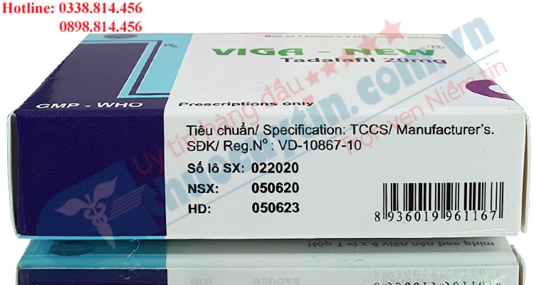thuốc Viga-new điều trị rối loạn cương dương