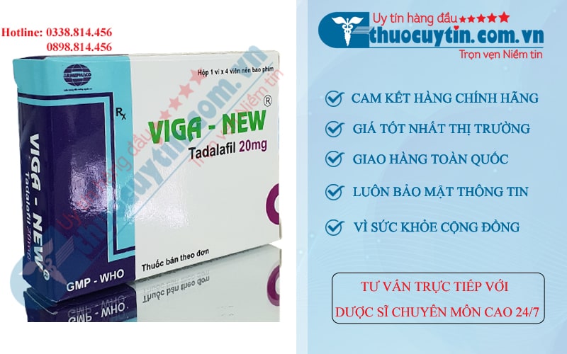 thuốc Viga-new Tadalafil 20mg