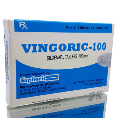VINGORIC 100MG - THUỐC TRỊ RỐI LOẠN CƯƠNG DƯƠNG CHO NAM GIỚI