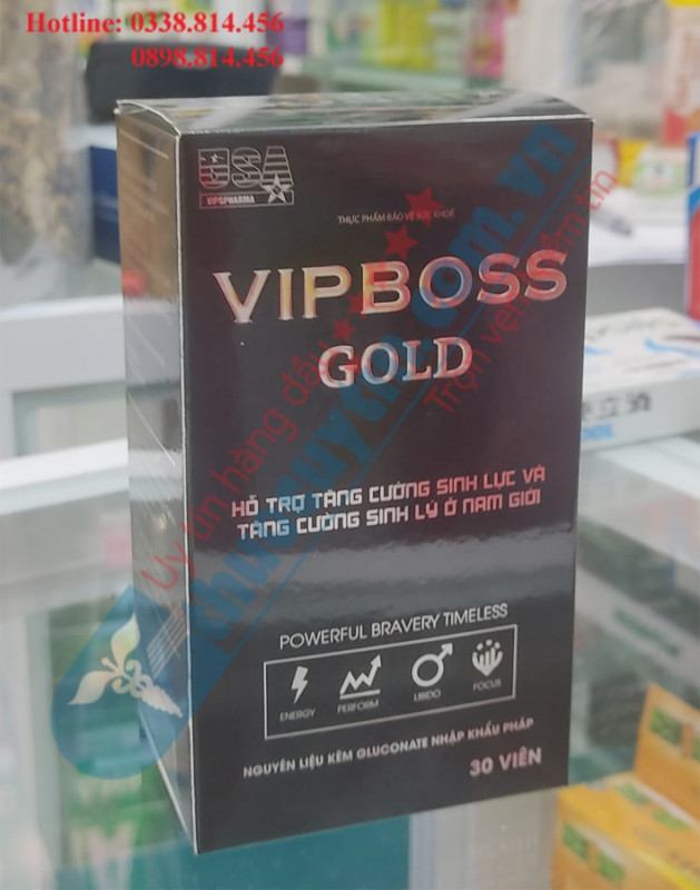 VipBoss Gold dùng cho nam giới mãn dục sớm, yếu sinh lý