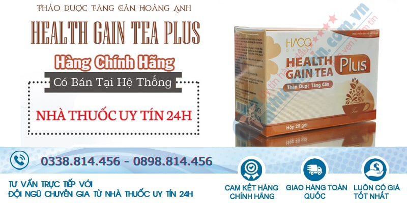 Trà thảo mộc tăng cân Hoàng Anh 20 gói mẫu mới chính hãng