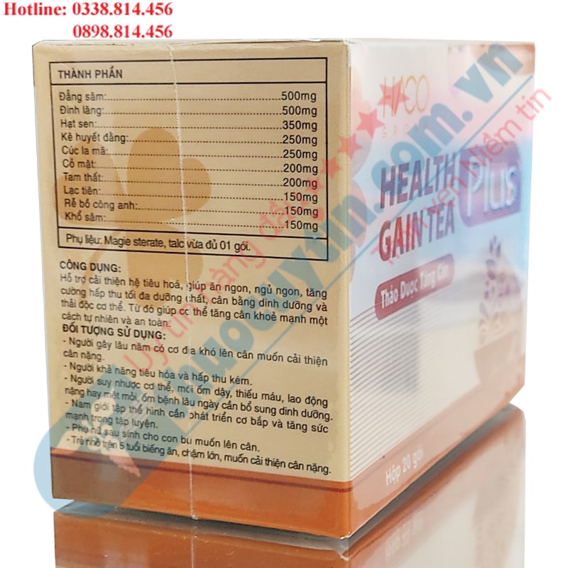 Trà Thảo Mộc Tăng Cân Hoàng Anh Health Gain Tea Plus