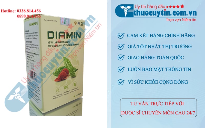 Viên uống Diamin hộp 30 viên