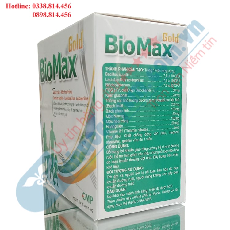 Bio max GOLD – Men vi sinh điều trị rối loạn tiêu hóa