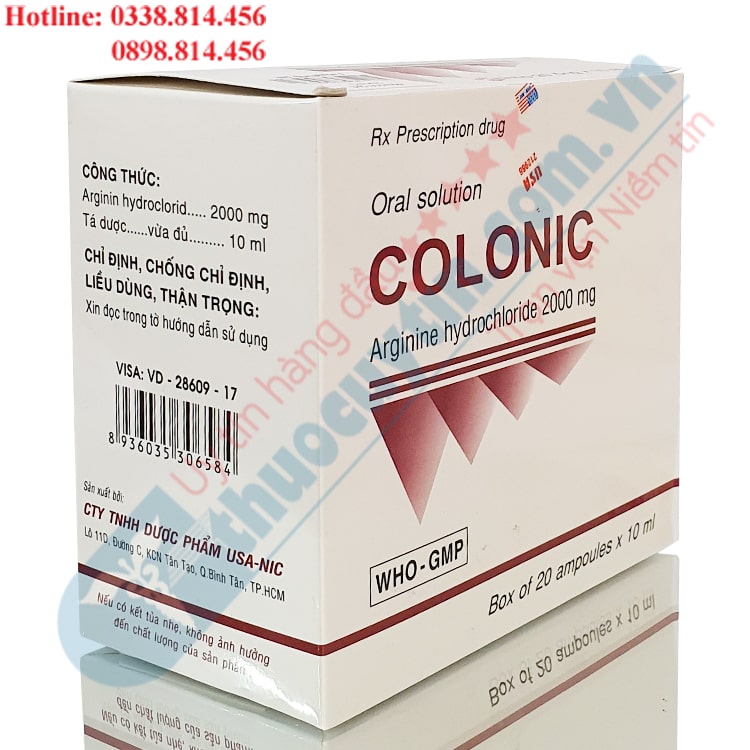 Colonic hộp 20 ống x 10ml