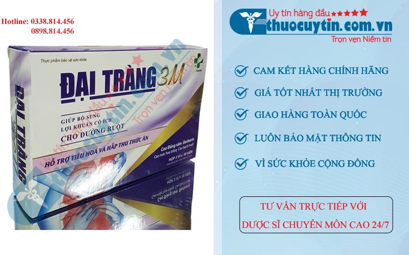Viên uống Đại tràng 3M bổ sung lợi khuẩn cho đường ruột