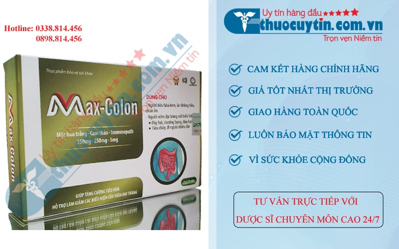 Max-Colon hỗ trợ điều trị viêm đại tràng